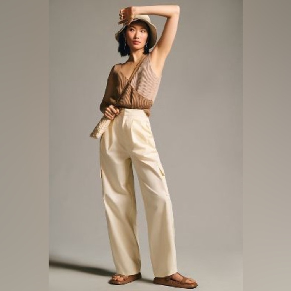 Anthropologie Du Paradis Utility Chino Pants